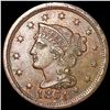 Image 1 : 1851 Braided Hair Large Cent CLOSELY UNCIRCULATED