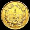 Image 2 : 1857 Rare Gold Dollar UNCIRCULATED