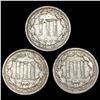 Image 2 : [3] US 3 Cent Nickels [[2] 1865, 1866] NICELY CIRC