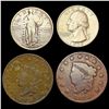 Image 1 : [4] Varied US Coinage [1825, 1826, 1925, 1936] HIG