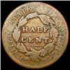 Image 2 : 1829 Classic Head Half Cent NICELY CIRCULATED