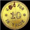 Image 2 : Richmind, IA 10 Cent Stag BaTrade Token CLOSELY U