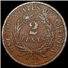 Image 2 : 1864 Sm Motto Two Cent Piece CLOSELY UNCIRCULATED