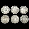 Image 2 : [6] US 3 Cent Nickels [1868, [4] 1869, 1870] HIGH