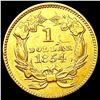 Image 2 : 1854 Rare Gold Dollar CLOSELY UNCIRCULATED