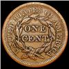 Image 2 : 1855 Braided Hair Large Cent LIGHTLY CIRCULATED