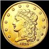 1834 Plain 4 $5 Gold Half Eagle NEARLY UNCIRCULATE