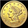 Image 1 : 1875-S $2.50 Gold Quarter Eagle CLOSELY UNCIRCULAT