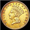 Image 1 : 1862 Rare Gold Dollar UNCIRCULATED