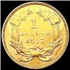 Image 2 : 1857 Rare Gold Dollar UNCIRCULATED
