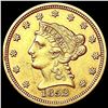 Image 1 : 1852 $2.50 Gold Quarter Eagle CHOICE AU