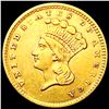 Image 1 : 1857 Rare Gold Dollar CLOSELY UNCIRCULATED