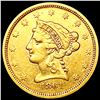 Image 1 : 1861 $2.50 Gold Quarter Eagle CLOSELY UNCIRCULATED