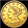 Image 1 : 1855 $2.50 Gold Quarter Eagle CLOSELY UNCIRCULATED