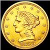 Image 1 : 1853 $2.50 Gold Quarter Eagle CLOSELY UNCIRCULATED