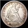 Image 1 : 1853 Arws & Rays Seated Liberty Quarter CLOSELY UN