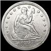 Image 1 : 1853 Arws & Rays Seated Liberty Quarter CLOSELY UN