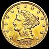 Image 1 : 1878 $2.50 Gold Quarter Eagle UNCIRCULATED