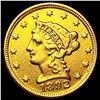 Image 1 : 1892 $2.50 Gold Quarter Eagle CLOSELY UNCIRCULATED