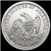 Image 2 : 1854 Arws Seated Liberty Quarter CLOSELY UNCIRCULA