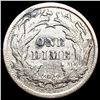 Image 2 : 1877-CC Seated Liberty Dime LIGHTLY CIRCULATED