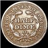 Image 2 : 1854-O ARws Seated Liberty Half Dime CLOSELY UNCIR