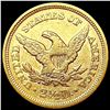 Image 2 : 1853 $2.50 Gold Quarter Eagle CLOSELY UNCIRCULATED