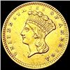 Image 1 : 1856 Rare Gold Dollar CLOSELY UNCIRCULATED
