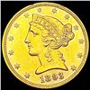 Image 1 : 1893 $5 Gold Half Eagle UNCIRCULATED