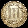 Image 2 : 1870 Nickel Three Cent CLOSELY UNCIRCULATED