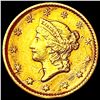 Image 1 : 1851 Rare Gold Dollar LIGHTLY CIRCULATED