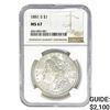 Image 1 : 1881-S Morgan Silver Dollar NGC MS67