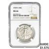 Image 1 : 1939-S Walking Liberty Half Dollar NGC MS66