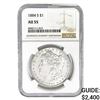 Image 1 : 1884-S Morgan Silver Dollar NGC AU55