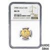 Image 1 : 1998 $5 1/10oz. American Gold Eagle NGC MS70