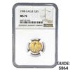 Image 1 : 1998 $5 1/10oz. American Gold Eagle NGC MS70