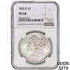 Image 1 : 1885-O Morgan Silver Dollar NGC MS64
