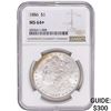 Image 1 : 1886 Morgan Silver Dollar NGC MS64+