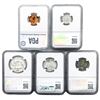 Image 2 : 1950 [5] US Coinage Set PGA/NGC PF64-67 RED