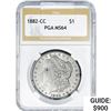 Image 1 : 1882-CC Morgan Silver Dollar PGA MS64
