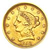 Image 1 : 1852 $2.50 Gold Quarter Eagle CLOSELY UNCIRCULATED