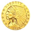 Image 1 : 1929 $2.50 Gold Quarter Eagle CLOSELY UNCIRCULATED