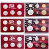Image 1 : 2000-2001 Silver US Proof Sets [30 Coins]
