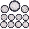 Image 2 : 1903-1912 Varied Date Barber Half Dollars [11 Coin