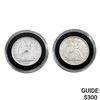 1856-1876 Pair of Seated Liberty Half Dollars {2 C