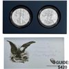 Image 1 : 2012 US 1oz Silver Eagle Proof and Rev. Proof Set