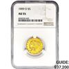 Image 1 : 1909-O $5 Gold Half Eagle NGC AU55