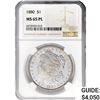 Image 1 : 1880 Morgan Silver Dollar NGC MS65 PL