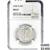 Image 1 : 1939-D Walking Liberty Half Dollar NGC MS67