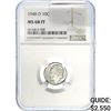 Image 1 : 1948-D Roosevelt Dime NGC MS68 FT